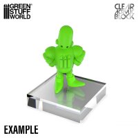 Green Stuff World - Acrylic Display Block 80x80x15mm