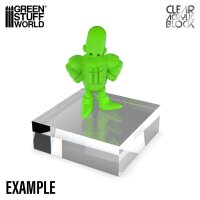 Green Stuff World - Acrylic Display Block 120x120x30mm