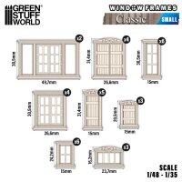 Green Stuff World - Classic Miniature Windows - Small