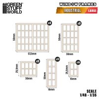 Green Stuff World - Industrial Miniature Windows - Large