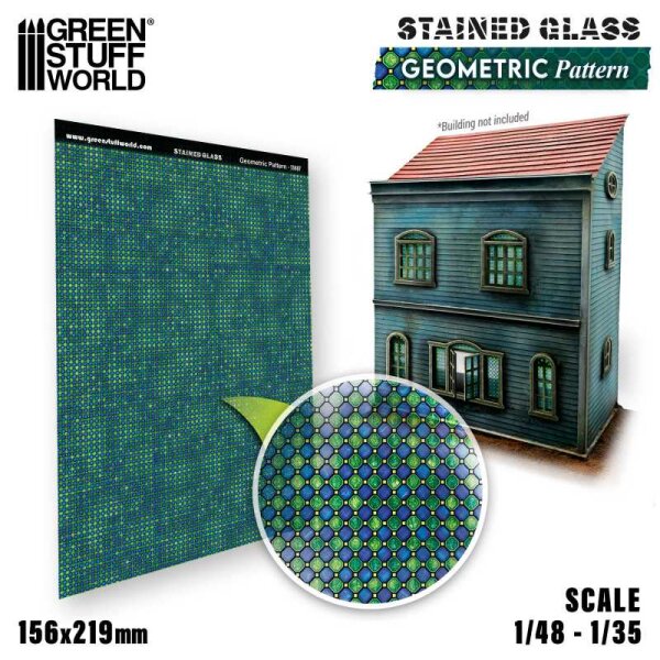 Green Stuff World - Geometric Pattern Stained Glass