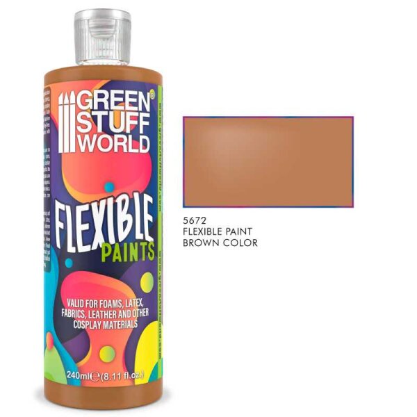 Green Stuff World - Flexible Paint Brown 240ml