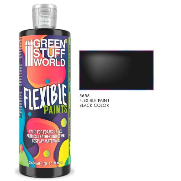 Green Stuff World - Flexible Paint Black 240ml