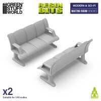 Green Stuff World - Waiting Room Benches