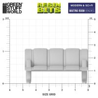 Green Stuff World - Waiting Room Benches
