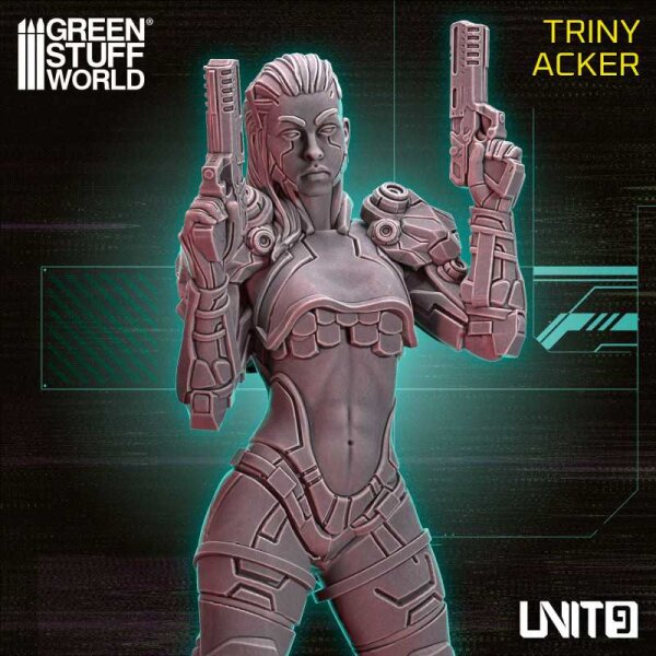 Green Stuff World - UNIT9 figures - Triny Acker 54mm