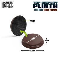 Green Stuff World - Round Wood display bases 10 cm -...