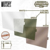 Green Stuff World - Miniature Camouflage Nets Khaki 1:35