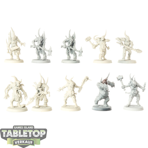 Death Guard - 10 x Poxwalkers - teilweise bemalt