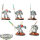 Grey Knights - 5x Grey Knights Terminator Squad - bemalt