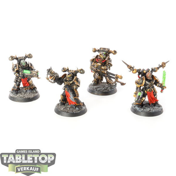 Chaos Space Marines - 4 Legionaries - bemalt