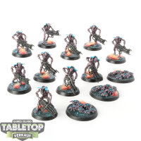 Necrons - 10x Necron Warriors - teilweise bemalt