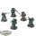 Salamanders - 5x Assault Intercessors - teilweise bemalt