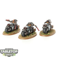 Ultramarines - 3 Outriders - bemalt