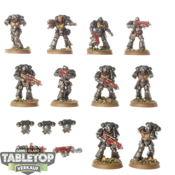 Ultramarines - 10 Intercessors - bemalt