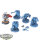 Space Wolves - 5x Wolf Guard Terminators - teilweise bemalt