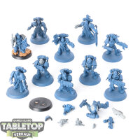 Space Wolves - 10x Grey Hunters - teilweise bemalt