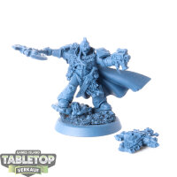 Space Wolves - Wolf Lord Krom - grundiert