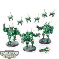 Tau Empire - 3 x XV8 Crisis Battlesuit Team klassisch -...