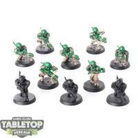 Tau Empire - 10 x Pathfinder Team - teilweise bemalt