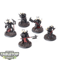 Slaves to Darkness - 5 x Chaos Chosen - teilweise bemalt