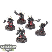 Slaves to Darkness - 5 x Chaos Chosen - teilweise bemalt