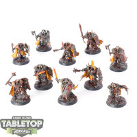 Slaves to Darkness - 10 x Chaos Warriors - bemalt