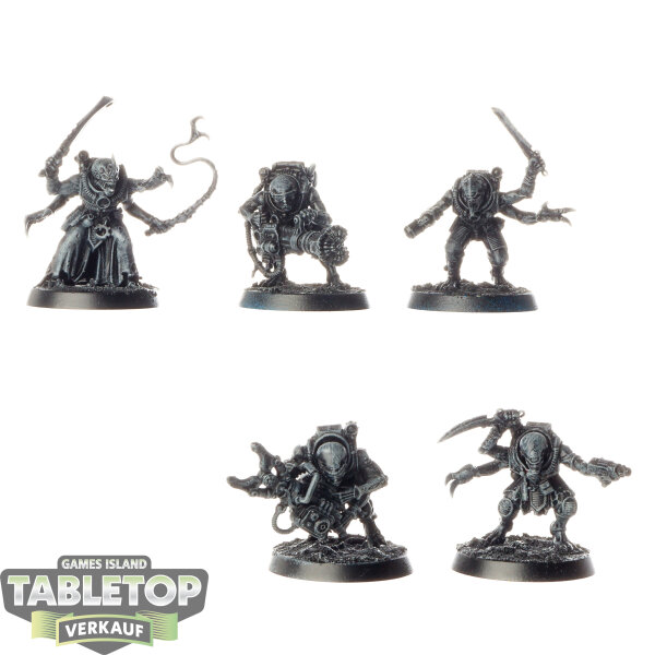Genestealer Cults - 5 Hybrid Metamorphs - grundiert