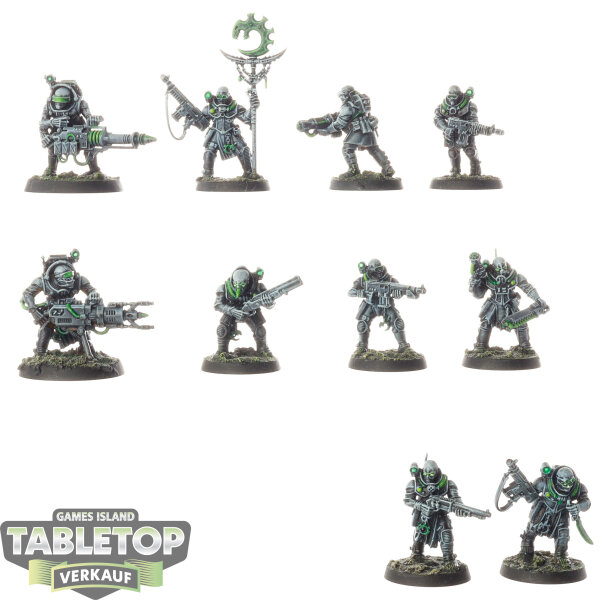 Genestealer Cults - 10 Neophyte Hybrids - bemalt