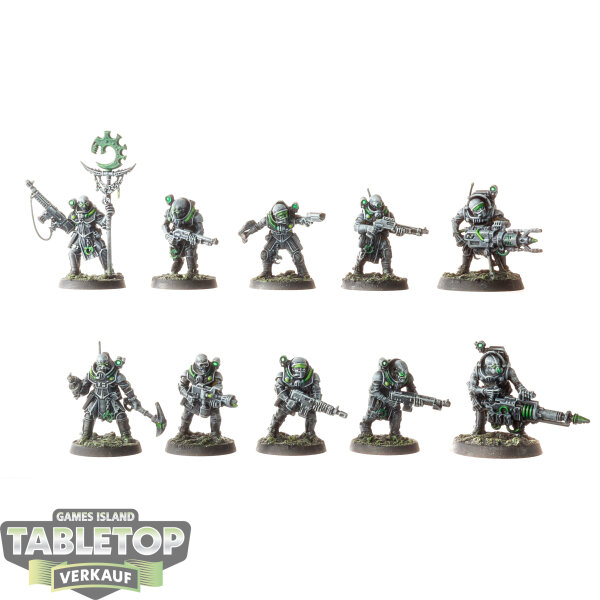 Genestealer Cults - 10 Neophyte Hybrids - bemalt
