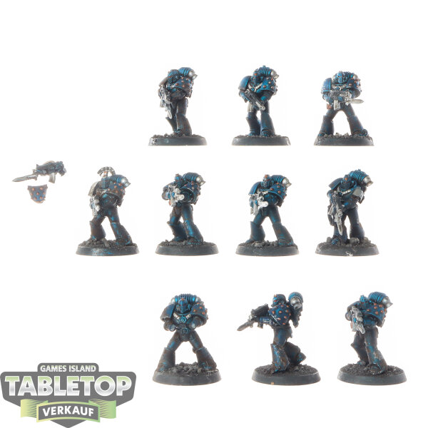 Ultramarines - 10 Tactical Squad - bemalt