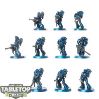 Ultramarines - 10 Heavy Support Marines - teilweise bemalt