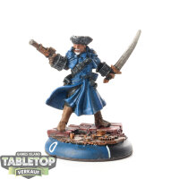 Cygnar - Arcane Tempest Gun Mage Officer - bemalt
