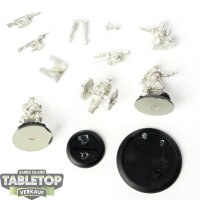 Cygnar - 4 Trencher Cannon Crew - unbemalt