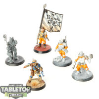 Astra Militarum - 5 x Cadian Command Squad - teilweise...