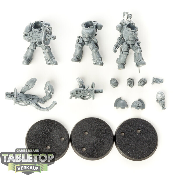 Space Marines - 3 x Primaris Eradicators - teilweise gebaut