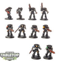 Deathwatch - 10 x Intercessors - teilweise bemalt