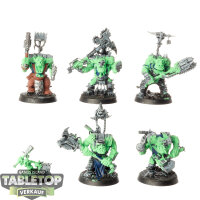 Orks - 5 x Ork Nobz - teilweise bemalt
