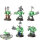 Orks - 5 x Ork Nobz - teilweise bemalt