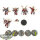 Chaos Space Marines - 5 x Possessed klassisch - teilweise bemalt