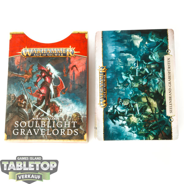 Soulblight Gravelords - Warscroll Cards 3rd Edition - deutsch