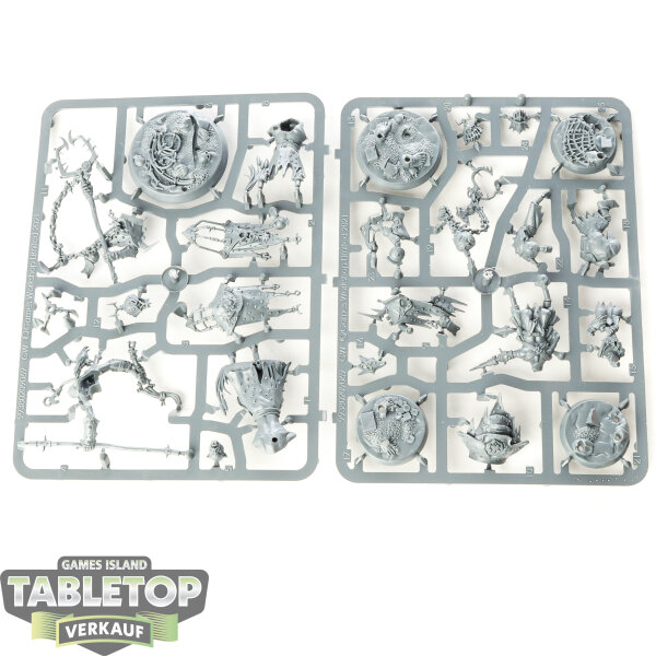 Warhammer Underworlds - 5x Da Kunnin’ Krew - Orruk Warclans - im Gussrahmen