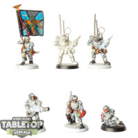 Astra Militarum - 6x Cadian Command Squad klassisch -...