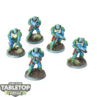 Space Marines - 5x Kill Team: Scout Squad - teilweise bemalt