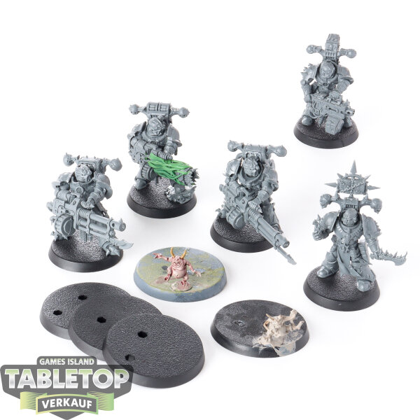 Chaos Space Marines - 5x Havocs - unbemalt