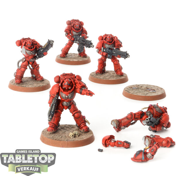 Blood Angels - 5x Heavy Intercessors - bemalt