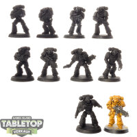Space Marines - 10 x Intercessors - teilweise bemalt