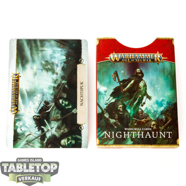 Nighthaunt - Warscroll Cards & Token 3rd Edition - deutsch