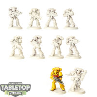 Space Marines - 10 x Intercessors - teilweise bemalt