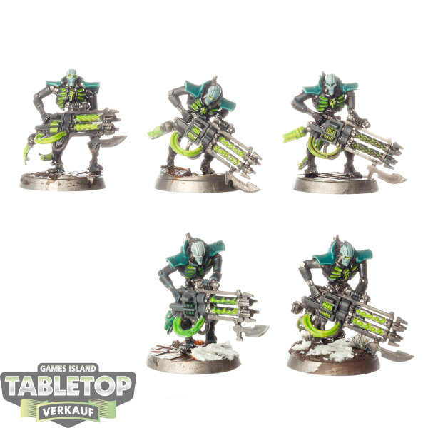 Necrons - 5 x Immortals - bemalt